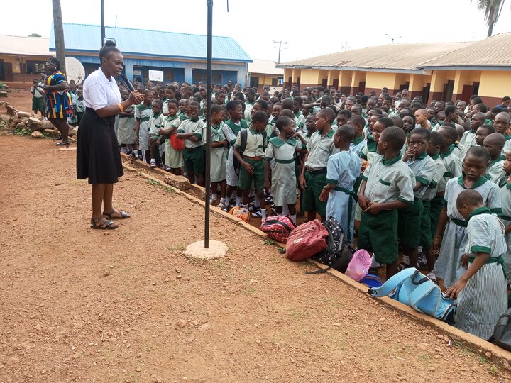 Assembly at Anglican Commercial Grammar School, Agodi-Gate, Ibadan