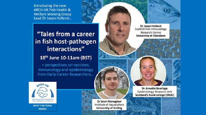 Event poster: Tales from a career in fish host-pathogen interactions