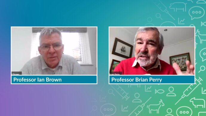 Professor Ian Brown and Professor Brian Perry