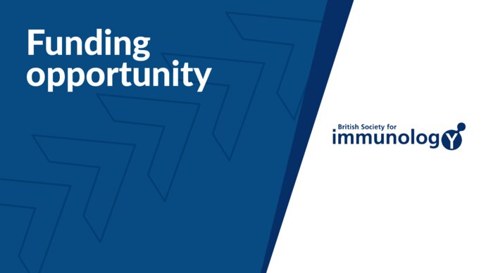 Funding opportunity, British Society for Immunology