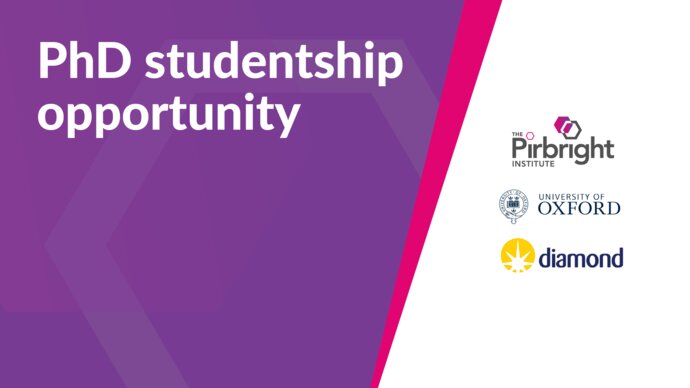 PhD studentship opportunity: The Pirbright Institute, University of Oxford and Diamond Light Source
