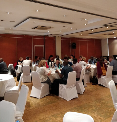 Breakout groups discuss example grant applications Breakout groups discuss example grant applications
