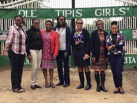 Ivvn African Schools Outreach Programme Ole Tipis Girls High School Narok Country Kenya Ivvn