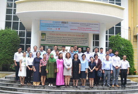 Figure 1. Group photograph of delegates at Hue University of Agriculture and Forestry on 29th-31st October.